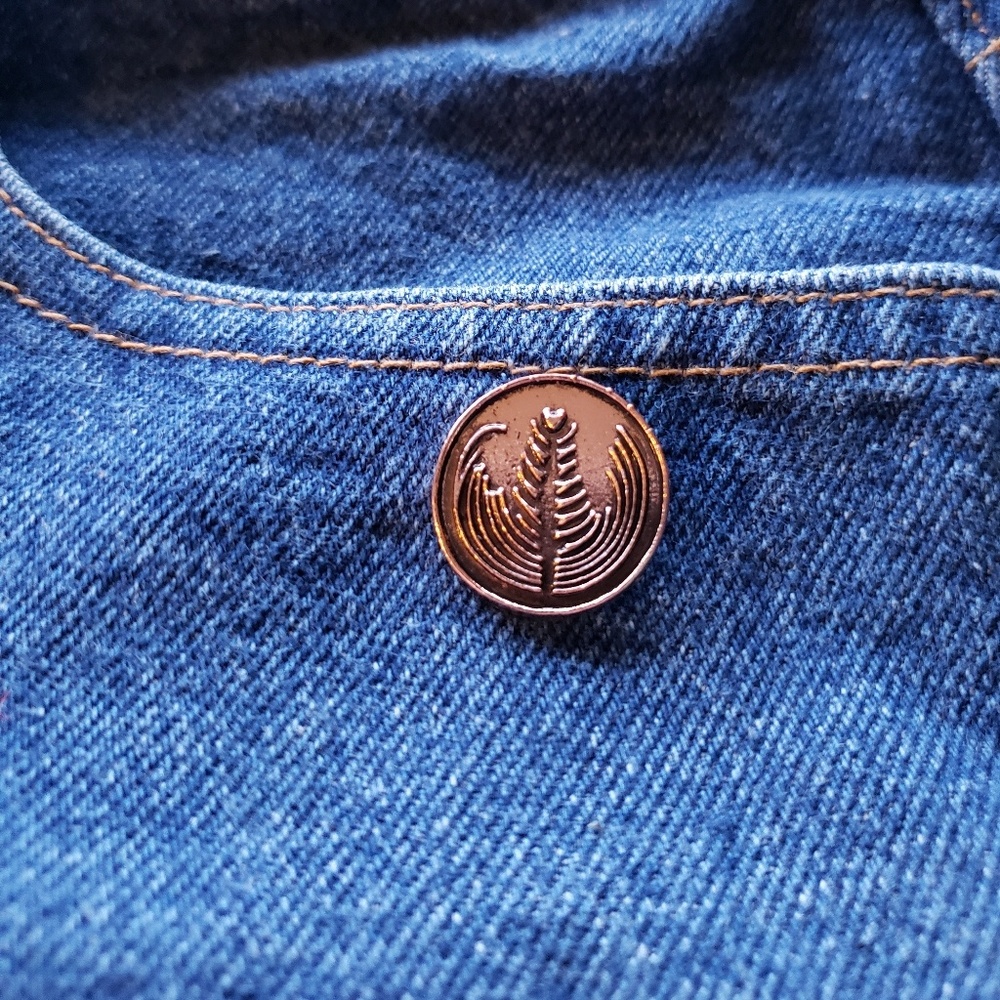 Latte Art Coffee Pin